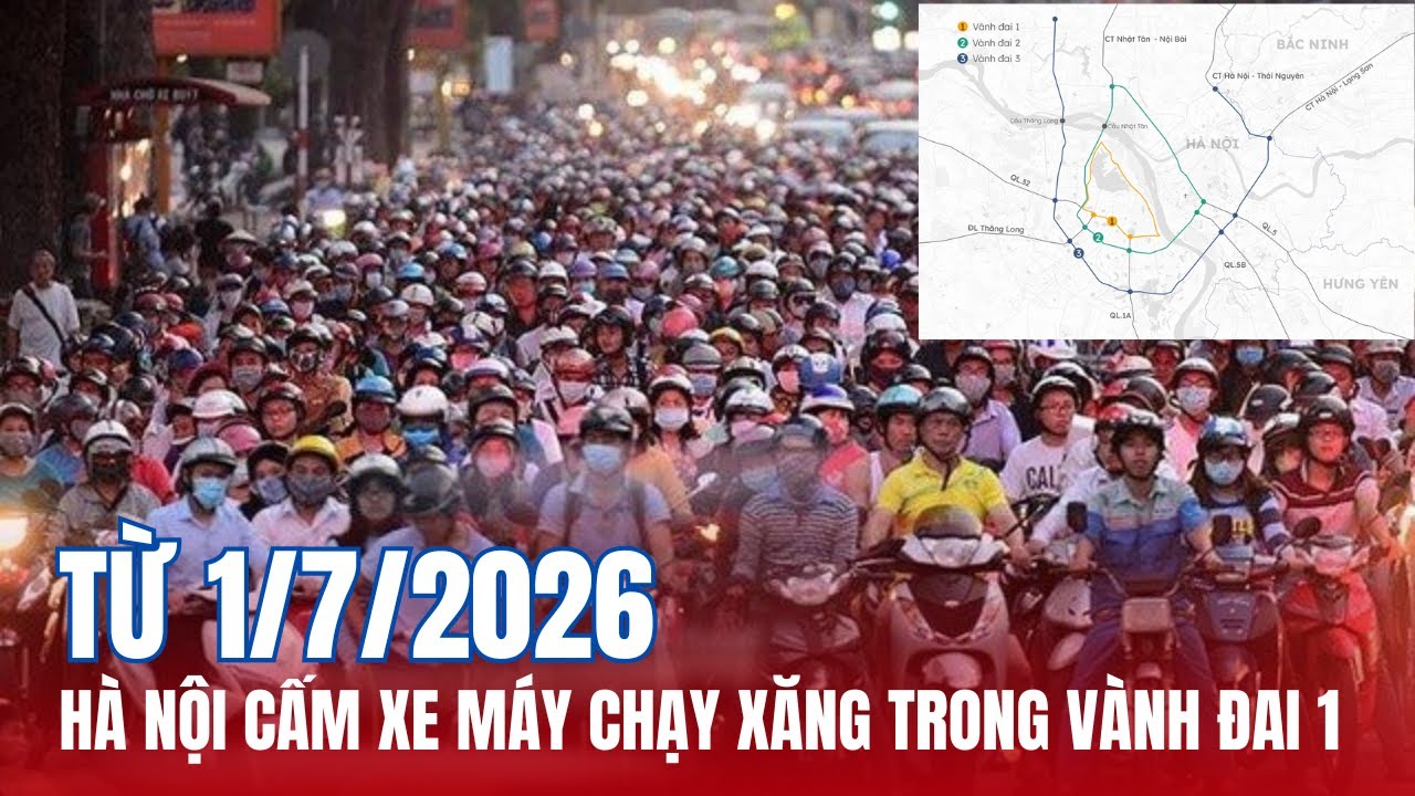 Hà Nội cấm xe xăng lưu thông ở vành đai 1 từ tháng 07/2026 – Bước tiến lớn trong chiến lược bảo vệ môi trường và đô thị thông minh