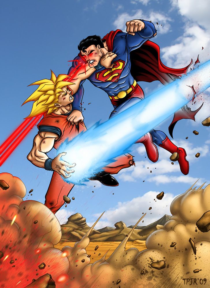 Son Goku Đối Đầu Superman - Trận Chiến Của Các Biểu Tượng Sức Mạnh